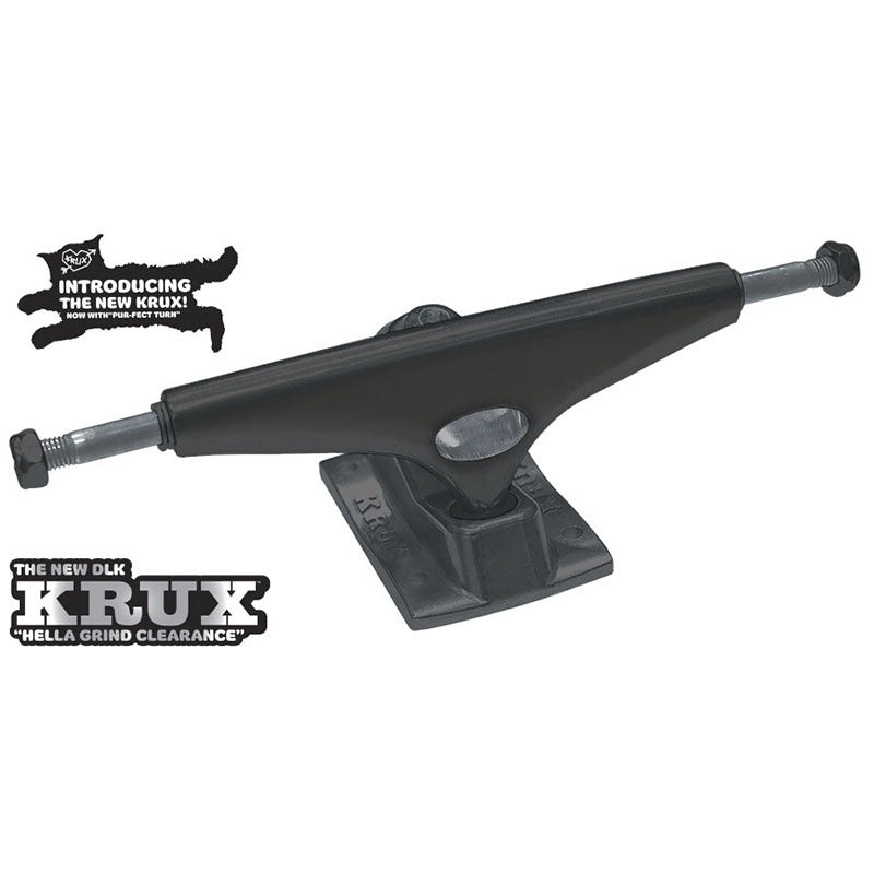 Krux K5 Trucks – Inverted Kingpin – Black 7.6″