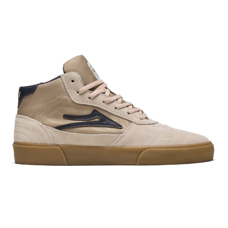 LAKAI CAMBRIDGE MID CREAM/ NAVY SUEDE 8