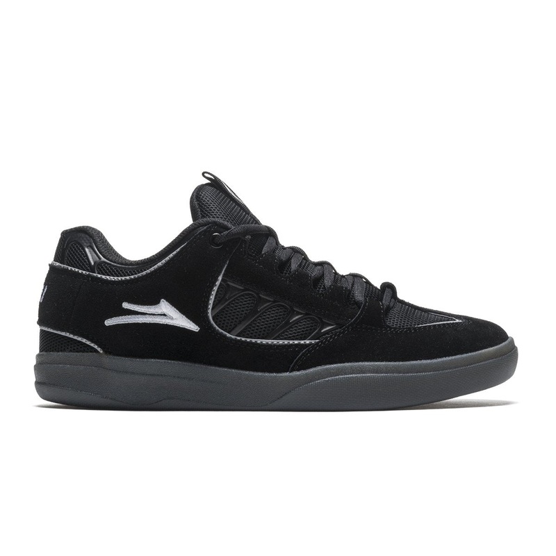 LAKAI CARROL BLACK/SMOKE SUEDE 8