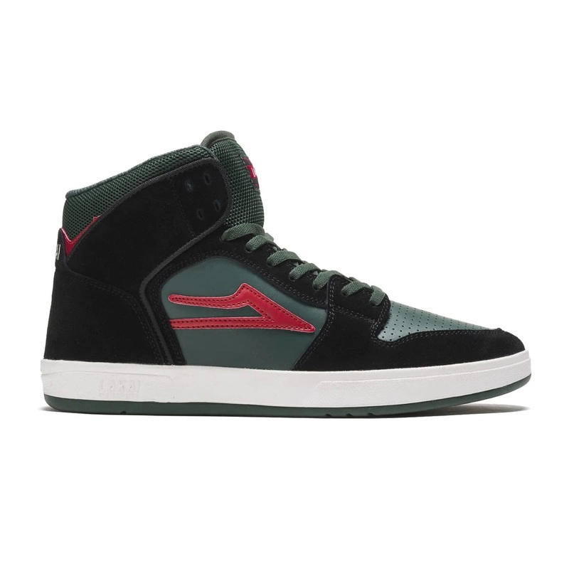 Lakai Shoes Telford – Black/Pine Suede 8 Black