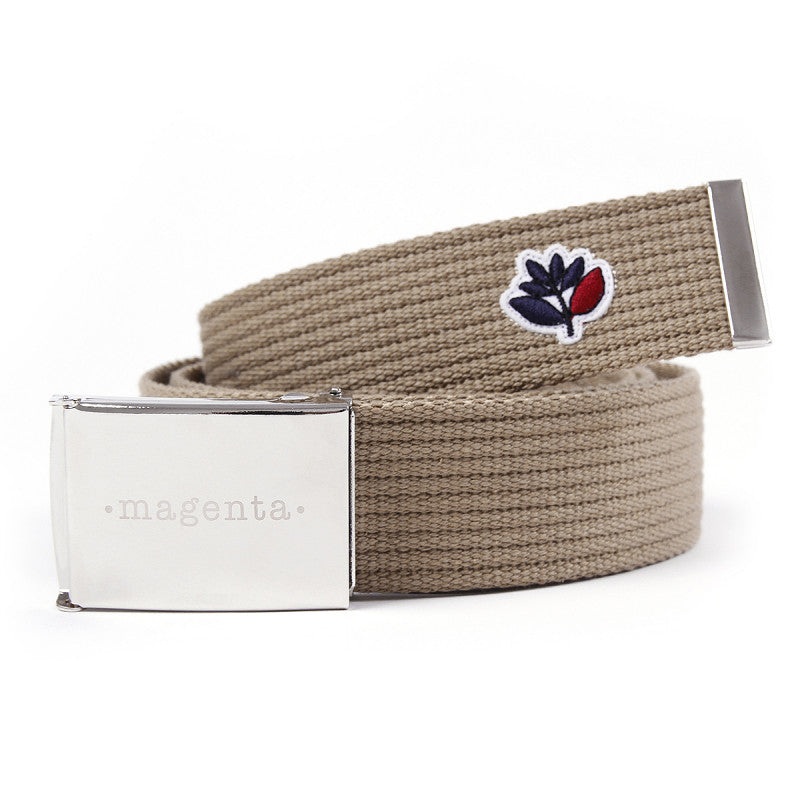 MAGENTA BELT – CLIP BEIGE