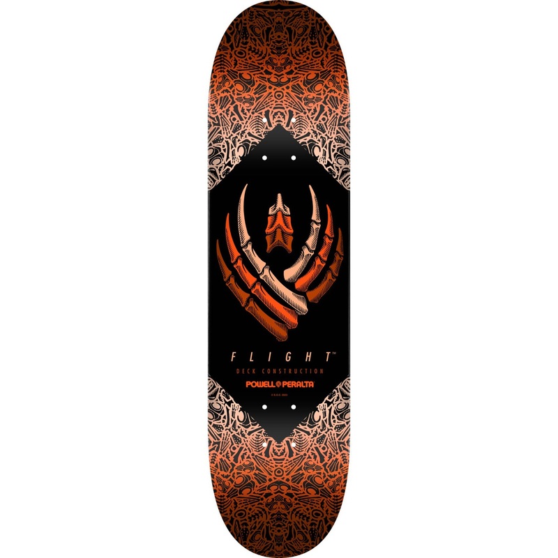 POWELL-PERALTA DECK BONES FLIGHT ORANGE (8.5″) 8.5″