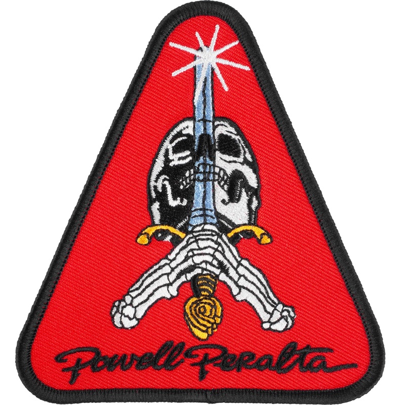 Powell Peralta Skull and Sword Red Patch – 4.5″