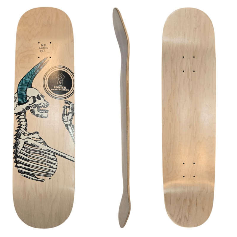 Foster: Pop Longboard Skateboard Deck