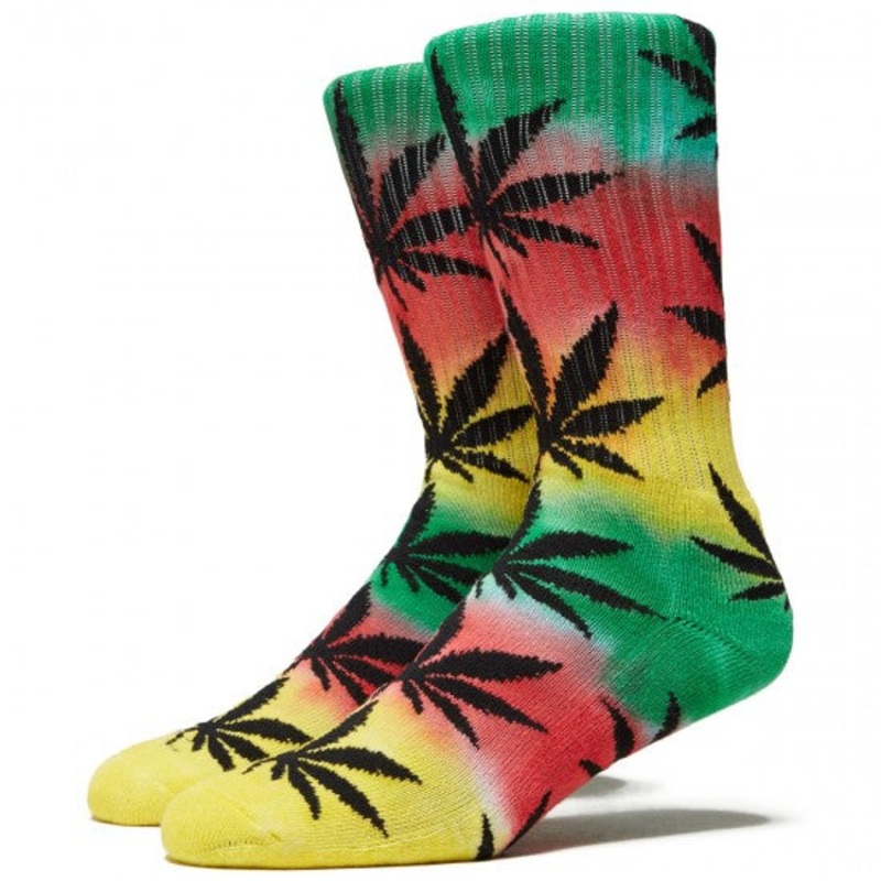 HUF SOCKS – PLANTLIFE GRADIENT DYE RASTA