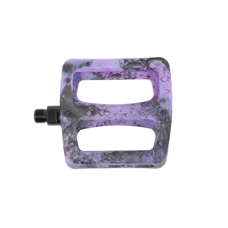 Odyssey BMX Twisted Pro PC Pedals – Purple/Black Swirl