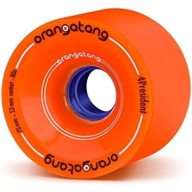 Orangatang 4President Orange 70mm 80a Longboard Wheels