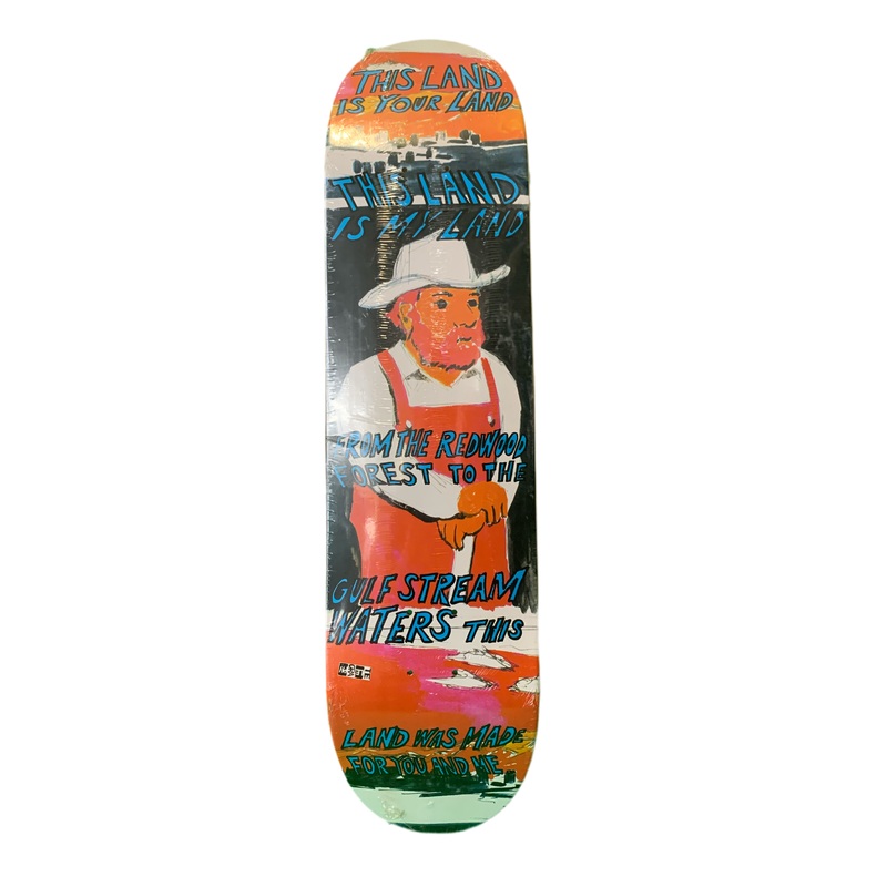 Telegraph This Land Is Your Land 8″ Classic Skateboard Deck