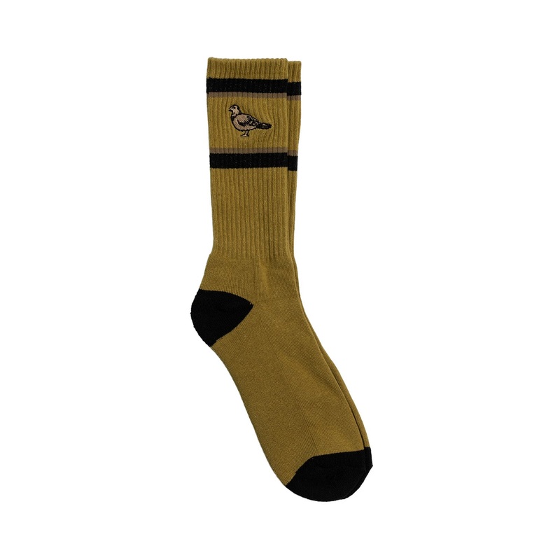 Antihero Basic Pigeon Embroidered Socks O/S Brown/Black