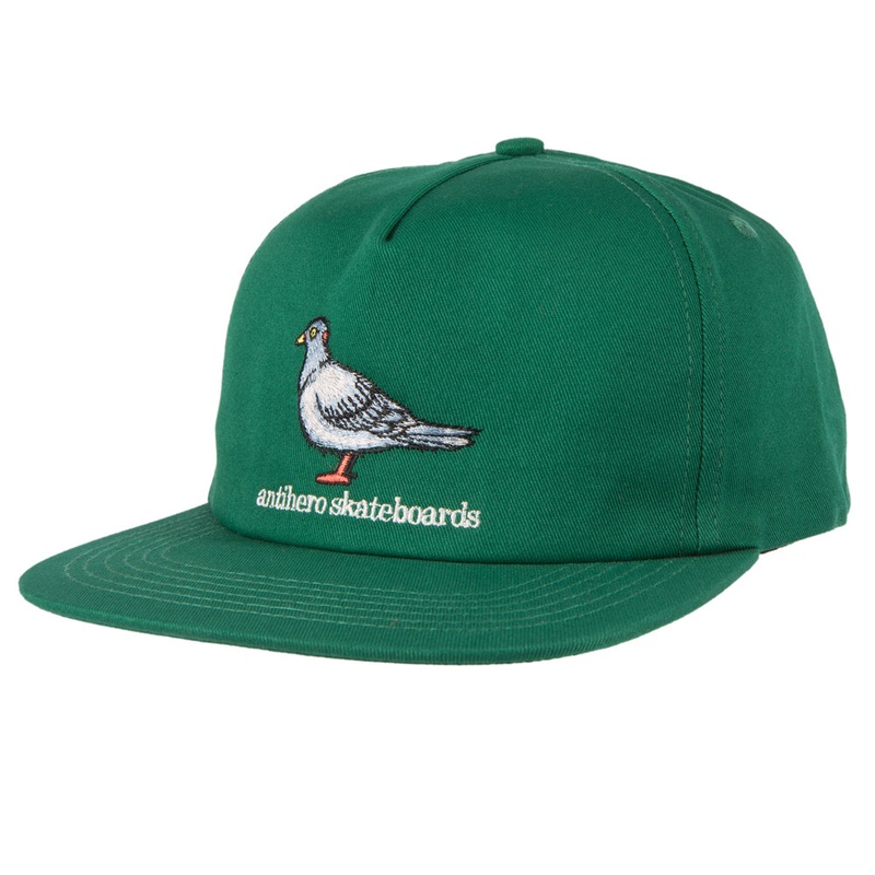 ANTIHERO LIL PIGEON SNAPBACK DARK GREEN