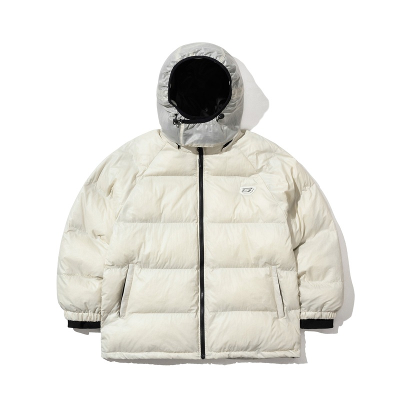 BSRabbit LIGHT UP HOODED PADDING JUMPER IVORY Medium