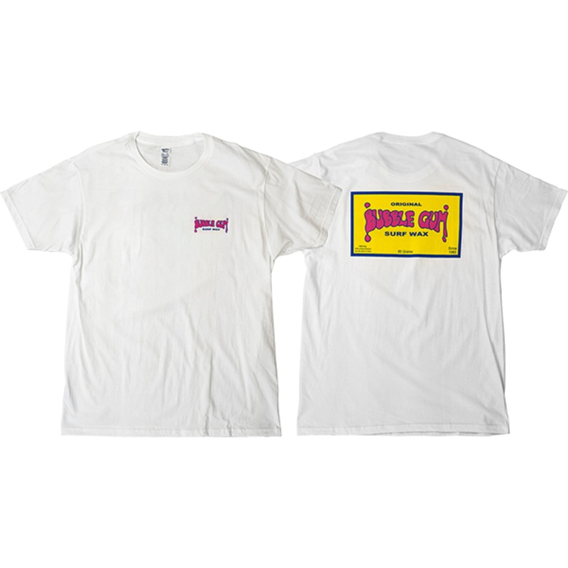 BUBBLE GUM ORIGINAL LOGO SS WHITE S