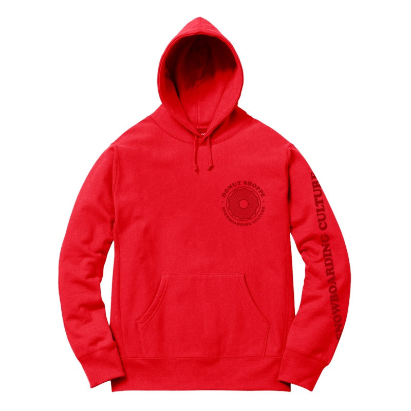 DSML PULLOVER HOODIE RED Small Red