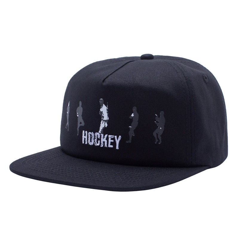 HOCKEY NINJA 6-PANEL SNAPBACK BLACK