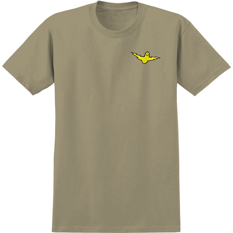 KROOKED BIRD LIGHTENING T-SHIRT SAND/YELLOW MEDIUM
