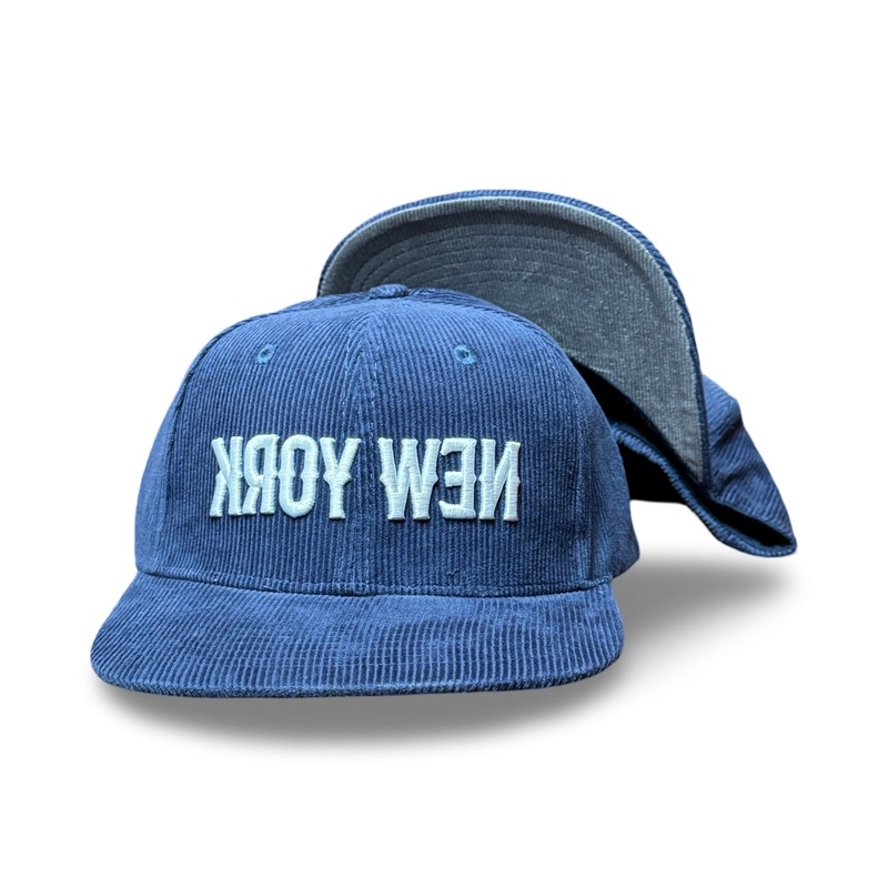 KROY WEN Snapback – Corduroy/Navy/Grey