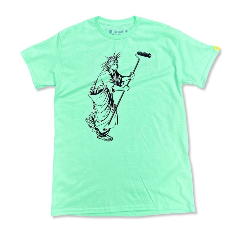 Liberty & Hustle T- Black/Patina Small