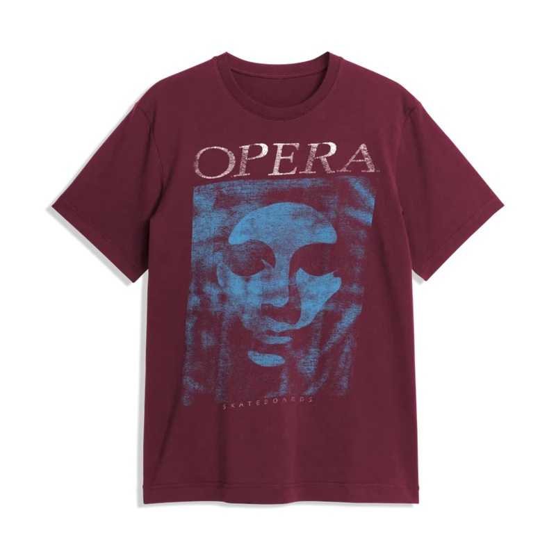 Opera Mask Vintage Sport Dark Maroon Premium S/s Shirt S