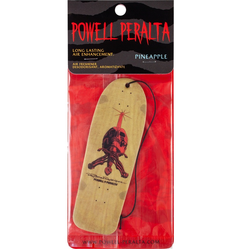 Powell Peralta OG Ray Rodriguez Skull and Sword Air Freshener – Pineapple Scent