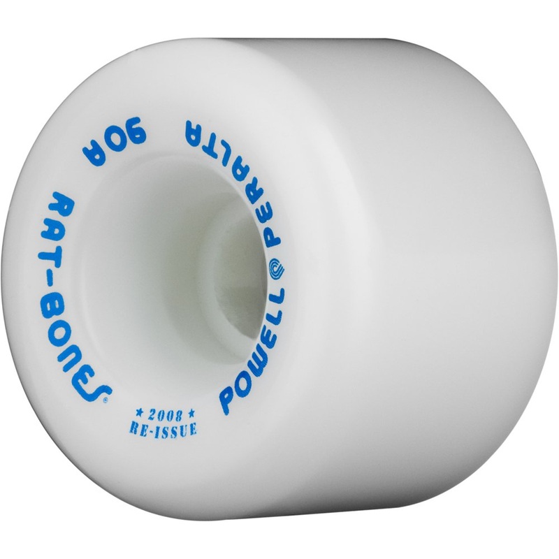 POWELL-PERALTA WHEELS – RAT BONES WHITE 90A (60MM) 60MM