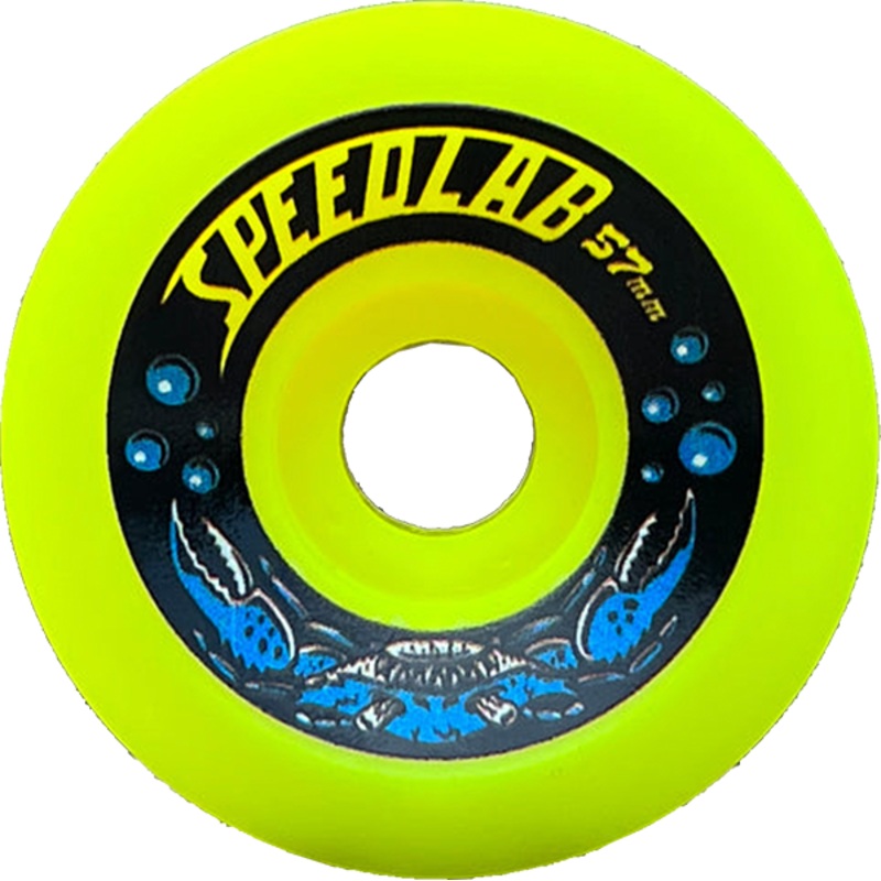SPEEDLAB SOFT SHELLS NEON YELLOW 57mm 95A