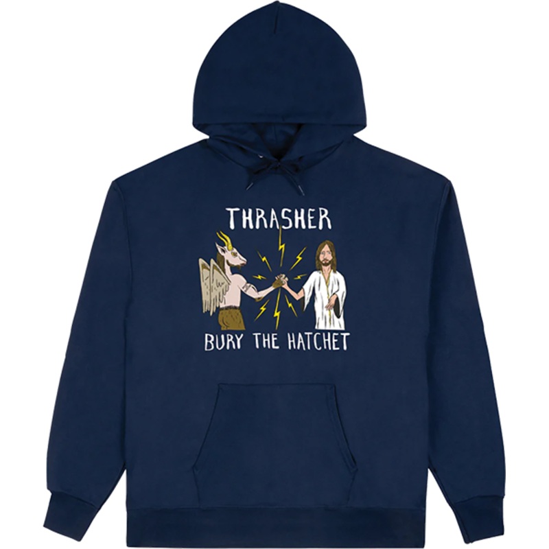 THRASHER TOY MACHINE BTH HD/SWT NAVY S