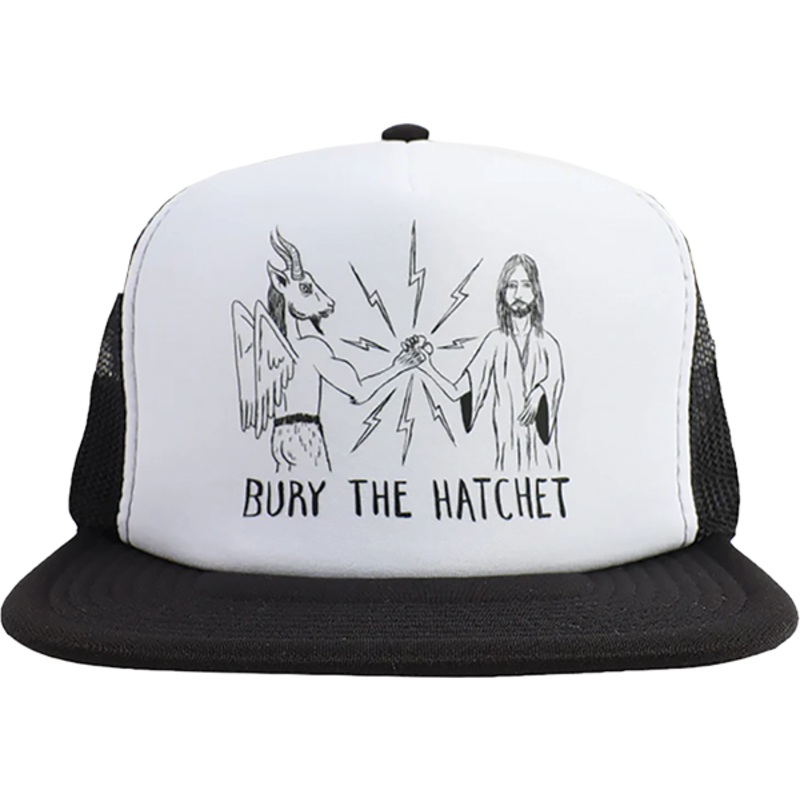 THRASHER TOY MACHINE BTH TRUCKER HAT ADJ-BLK/WHT