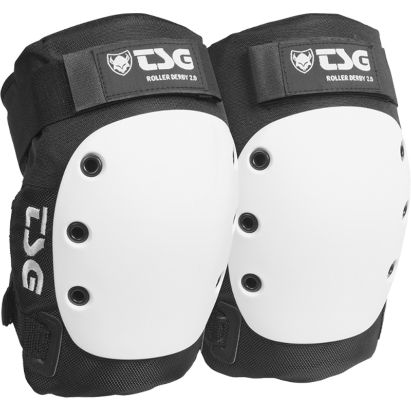 TSG KNEEPADS ROLLER DERBY BLACK/WHT XS