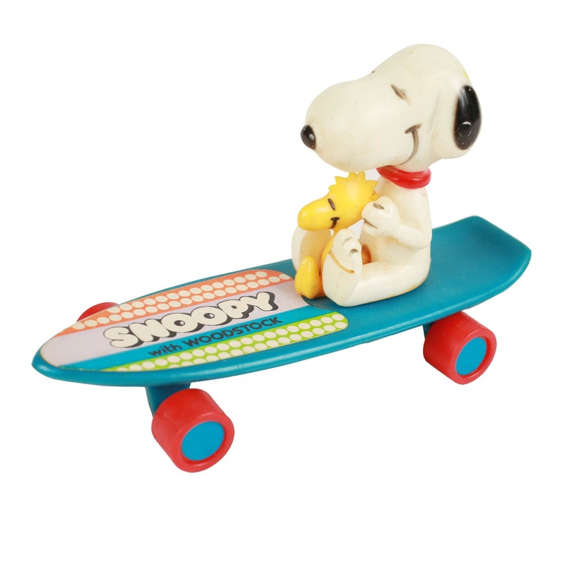 Vintage Snoopy Skateboarding Toy 1958