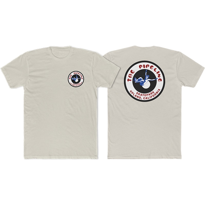 45RPM PIPELINE SKATEPARK SS TAN S