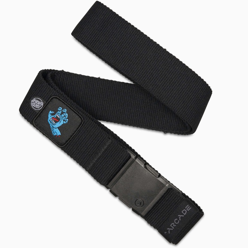 ARCADE BELT SANTA CRUZ SCREAMING HAND BLACK