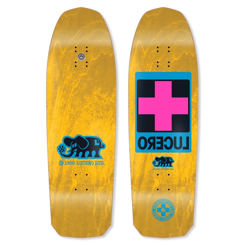 BLACK LABEL DECK – LUCERO CROSS YELLOW STAIN (10″) 10″