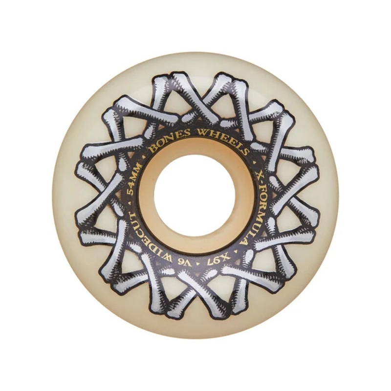 Bones Wheels X-Formula XF V6 Wide-Cut 56mm 97A Skateboard Wheels