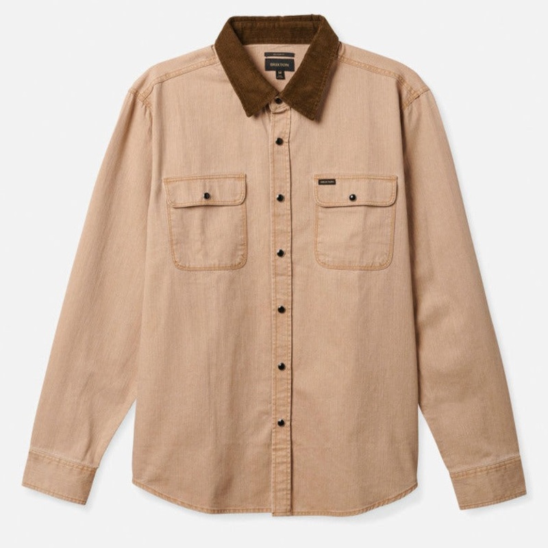 BRIXTON L/S BOWERY WOVEN MOJAVE MEDIUM