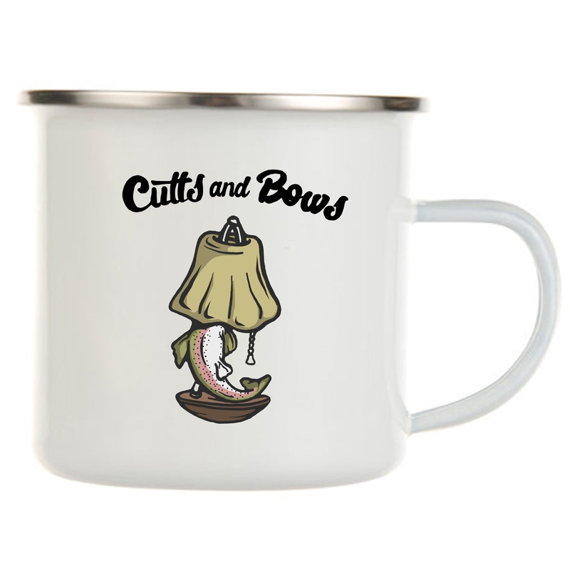 CUTTS AND BOWS CHRIS HASLAM TROUT LAMP MUG