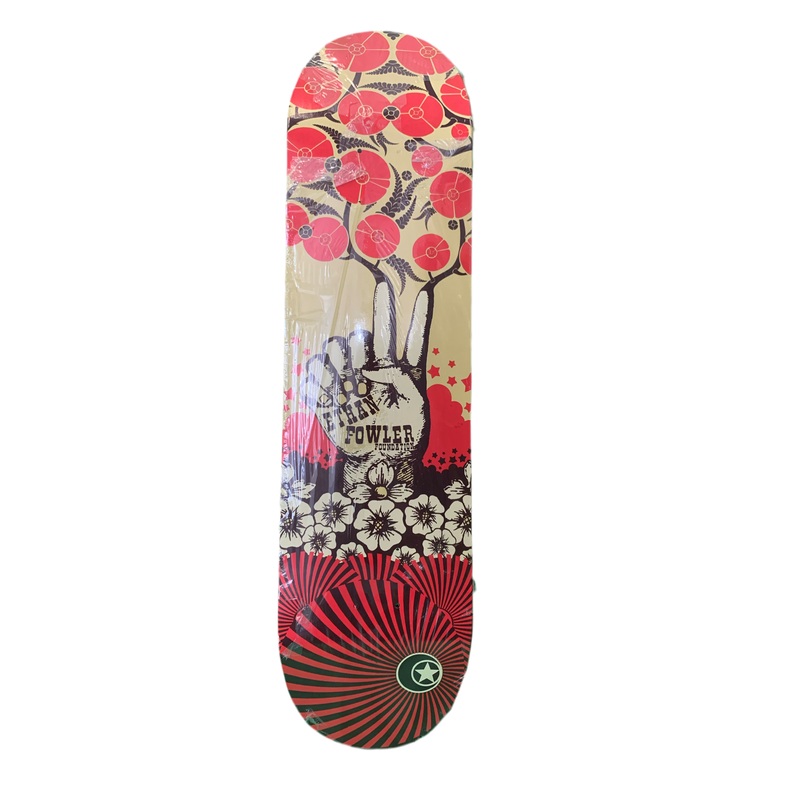 Foundation x Shepard Fairey Ethan Fowler Peace 7.8″ Classic Skateboard Deck