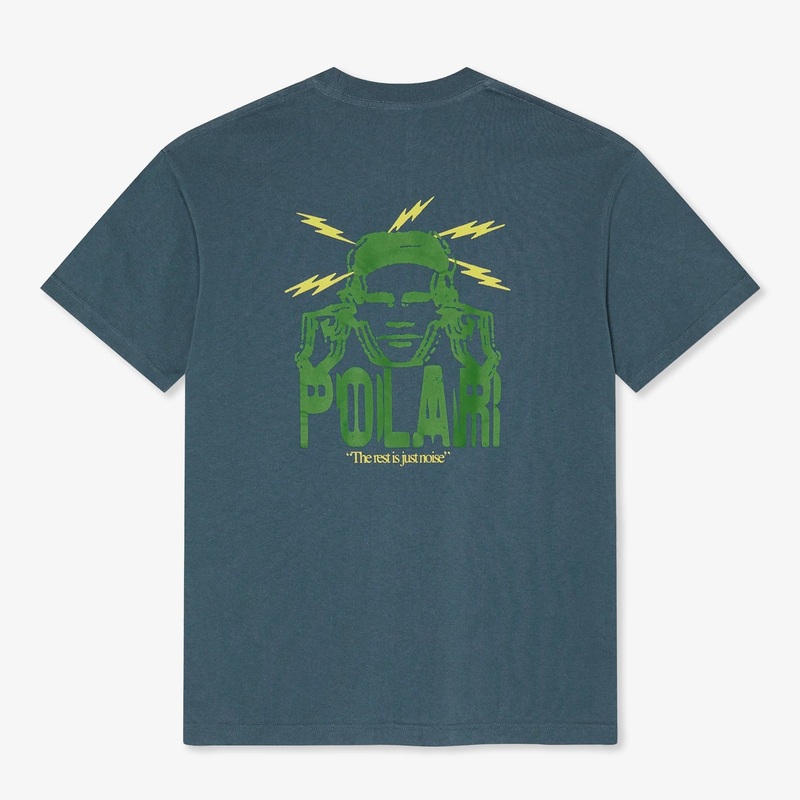 Noise Tee (Grey Blue) MEDIUM