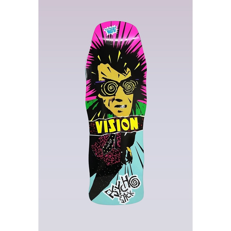 Psycho Stick – Modern Concave Skateboard Deck – 10″X29.75″ – Turquoise