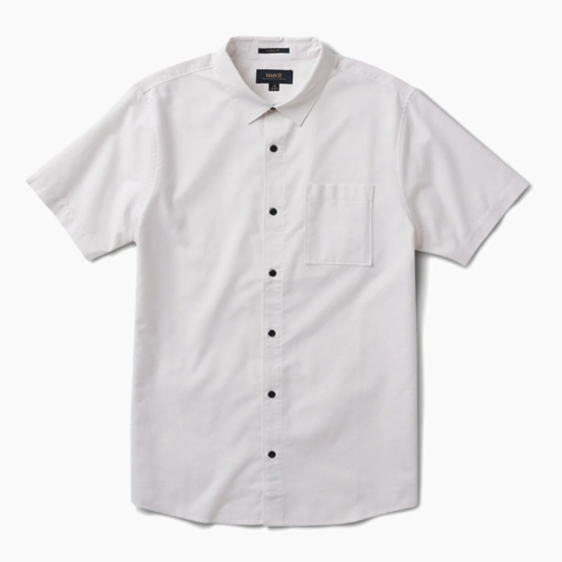 ROARK WELL WORK SS WOVEN WHITE SMALL