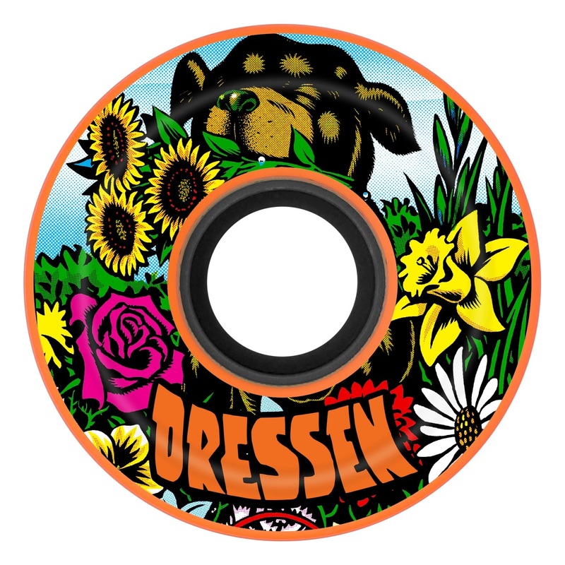 SLIME BALLS WHEELS ERIC DRESSEN PUP REISSUE OG SLIME ORANGE 78A (60MM) 60MM