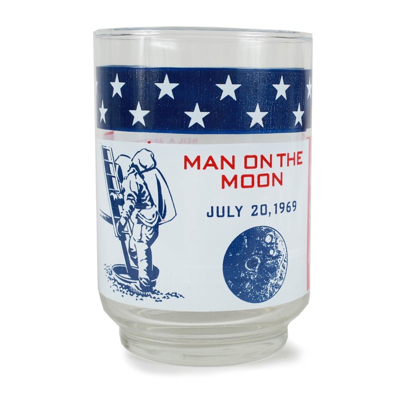 Vintage Apollo 11 Collectible Drinking Glass 1970’s