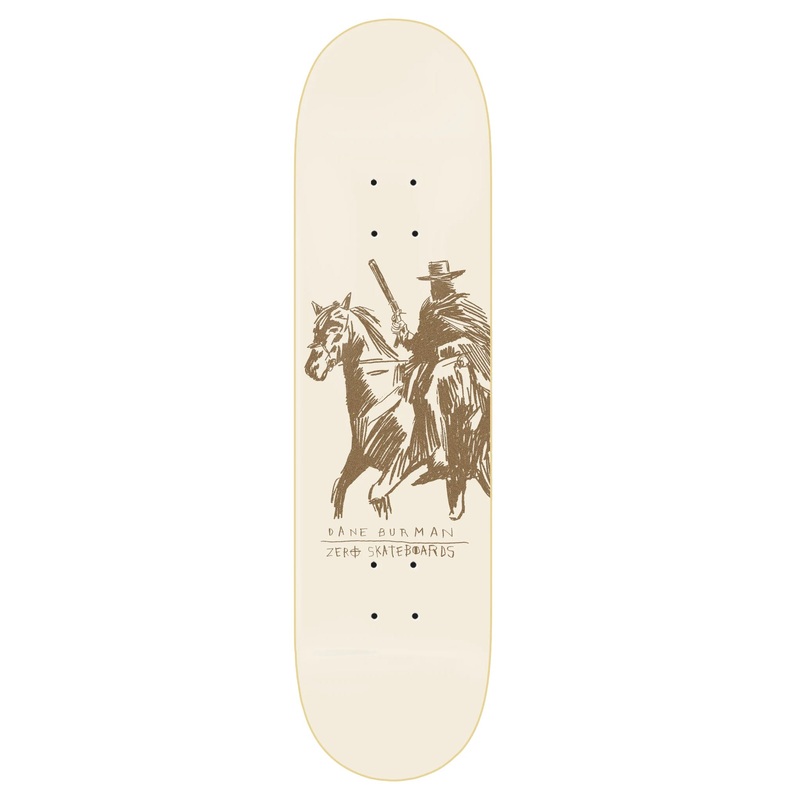 Zero Burman Urban Villains Skateboard Deck – 8.25″