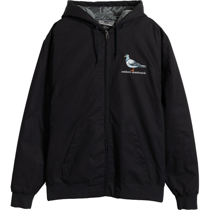 AH LIL PIGEON RIPSTOP JACKET BLACK S