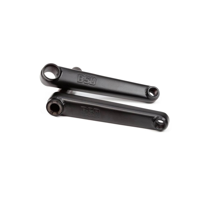 BSD BMX Substance Cranks 165mm – Flat Black