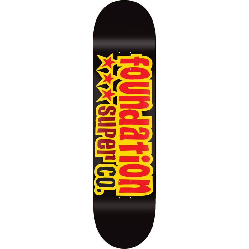 FOUNDATION DECK 3 STAR BLACK (8.13″) 8.1″