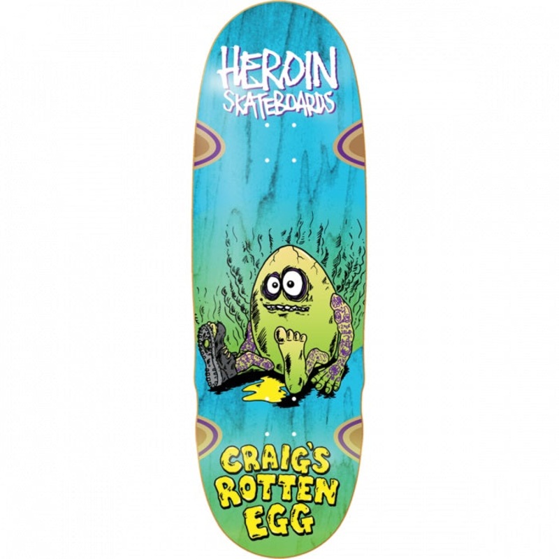 Heroin Questions Craigs Rotten Egg Skateboard Deck – 10