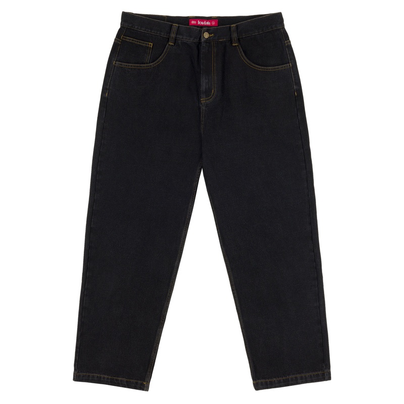 LOVIAH 5 POCKET DENIM PANTS WASHED BLACK 30