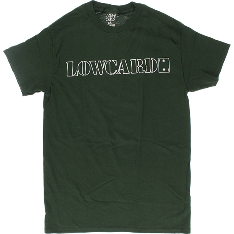 LOWCARD STANDARD OUTLINE SS FOREST GRN/WHT S