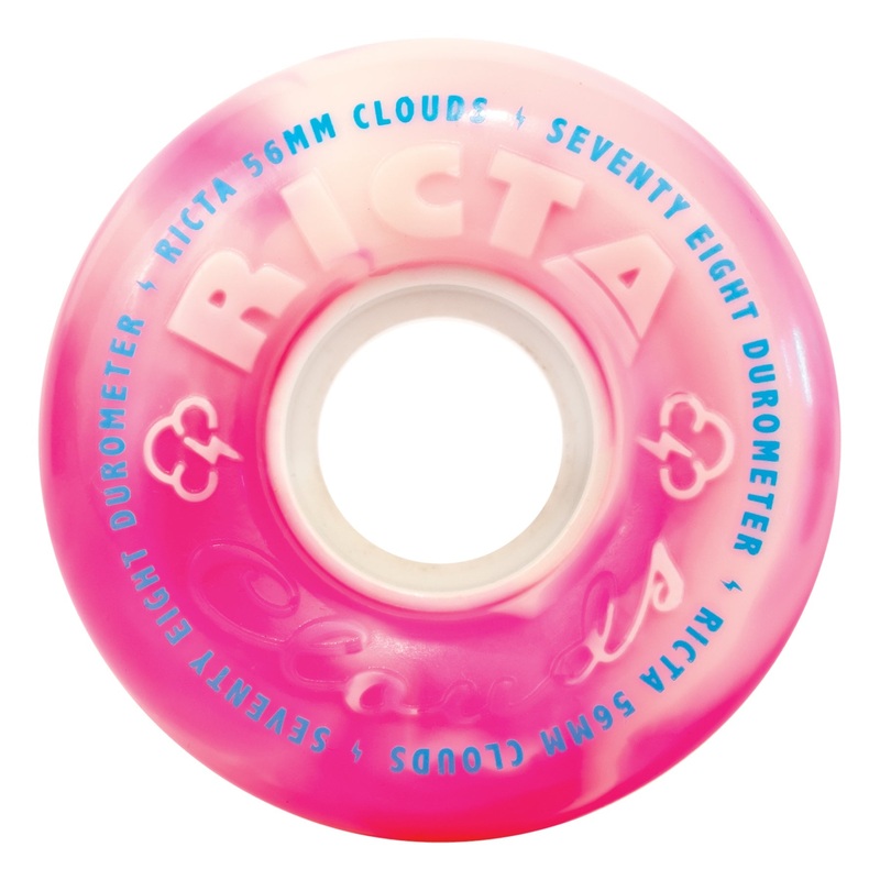 RICTA WHEELS CLOUDS PINK SWIRL 78A (56MM) 56MM