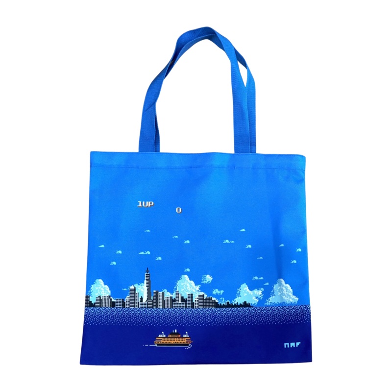 1 Up Pixel Ferry Tote Bag